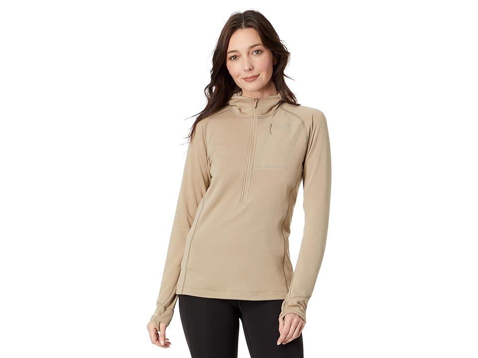 Arc'teryx Delta 1/2 Zip Hoody (Smoke Bluff) Women's Clothing Product Image