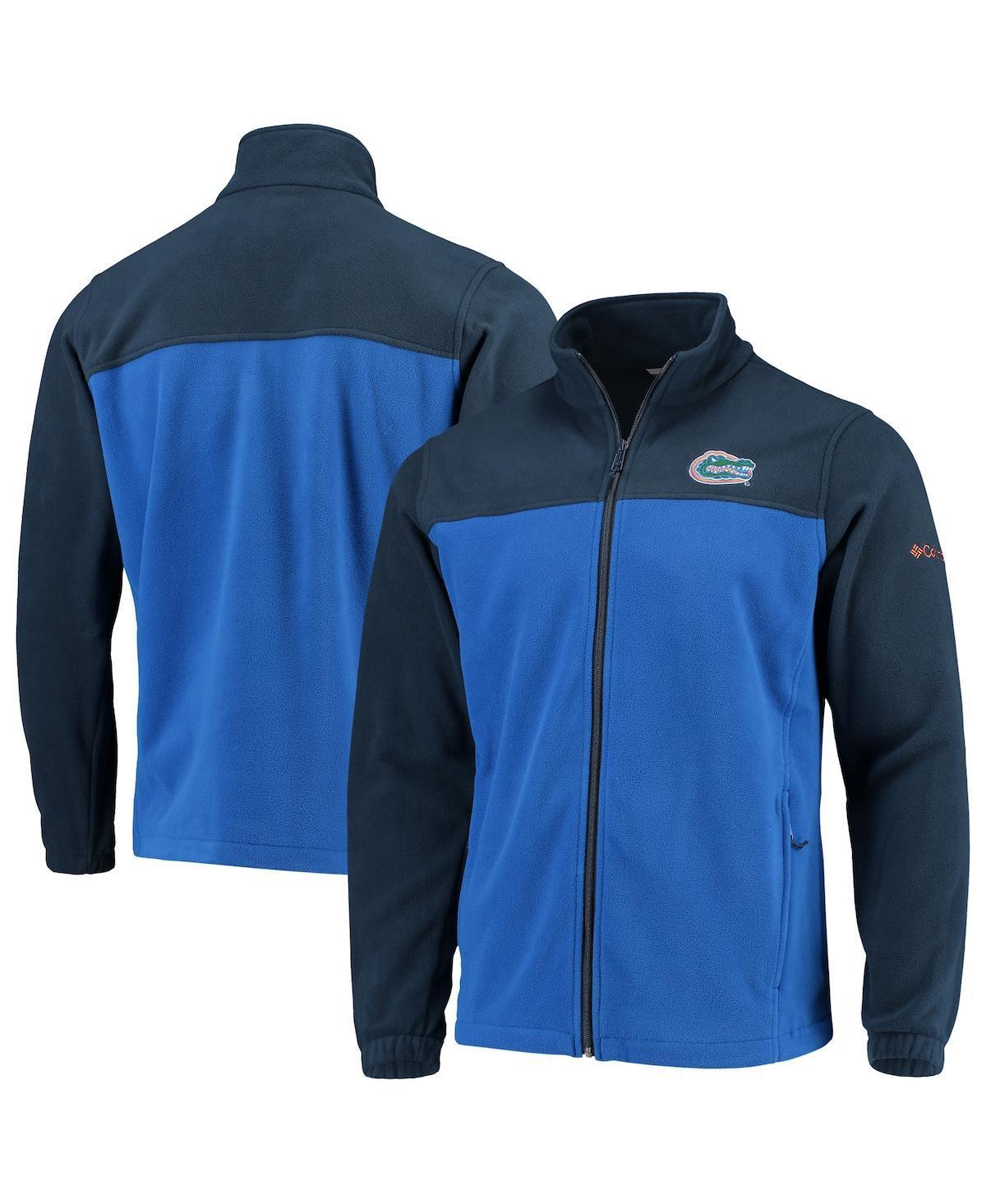 Mens Columbia /Royal Florida Gators Flanker III Fleece Team Full-Zip Jacket Blue Product Image