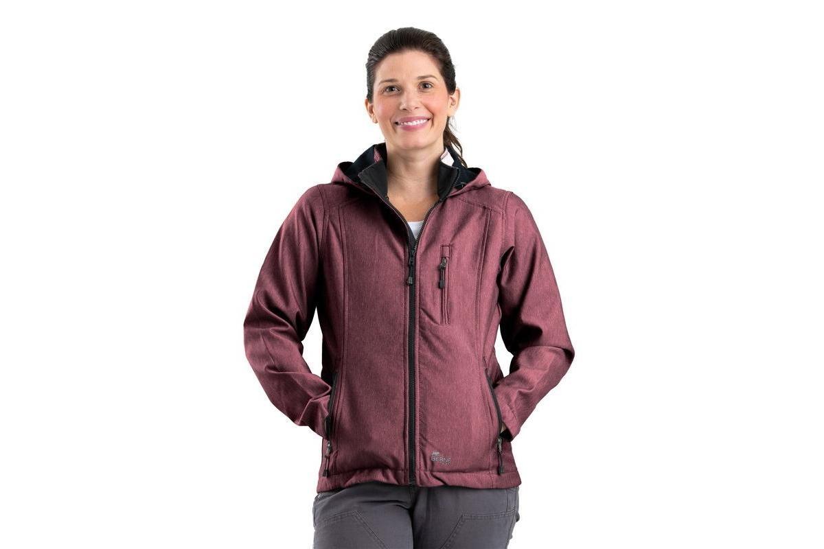 Berne Womens Hooded Softshell Jacket Product Image