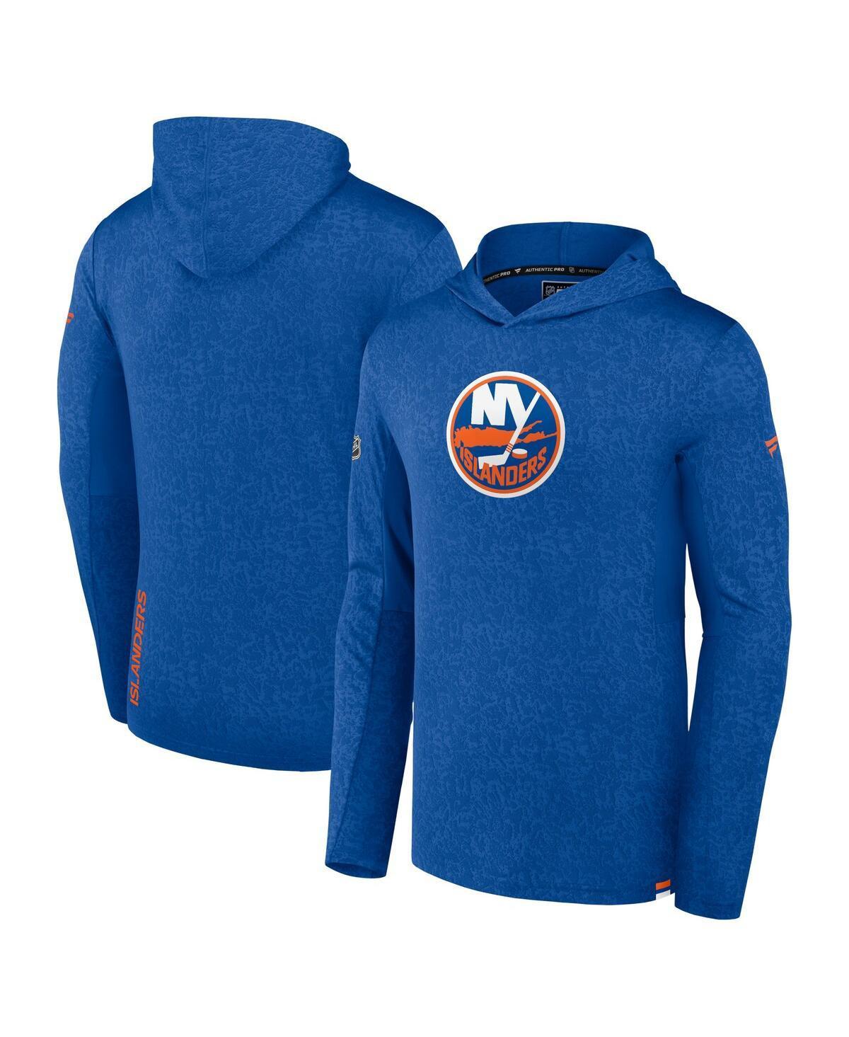 Mens Fanatics Branded  Royal New York Islanders Authentic Pro Lightweight Pullover Hoodie Product Image