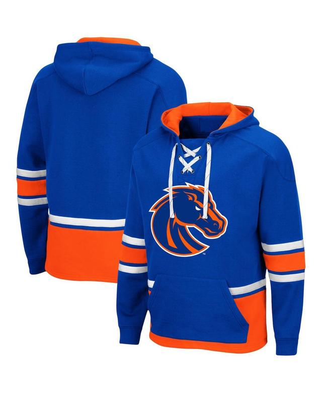 Mens Colosseum Royal Boise State Broncos Lace Up 3.0 Pullover Hoodie Product Image