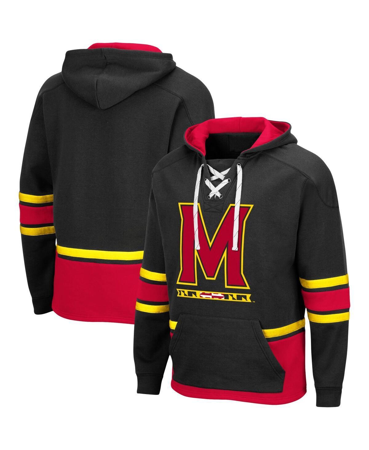 Mens Colosseum Maryland Terrapins Lace Up 3.0 Pullover Hoodie Product Image