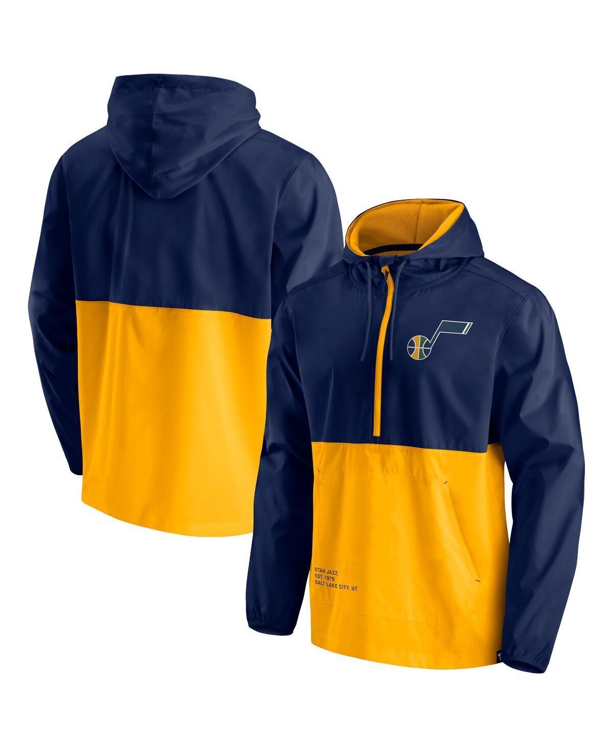 Mens Fanatics Branded /Gold St. Louis s Thrill Seeker Anorak Half-Zip Jacket Product Image