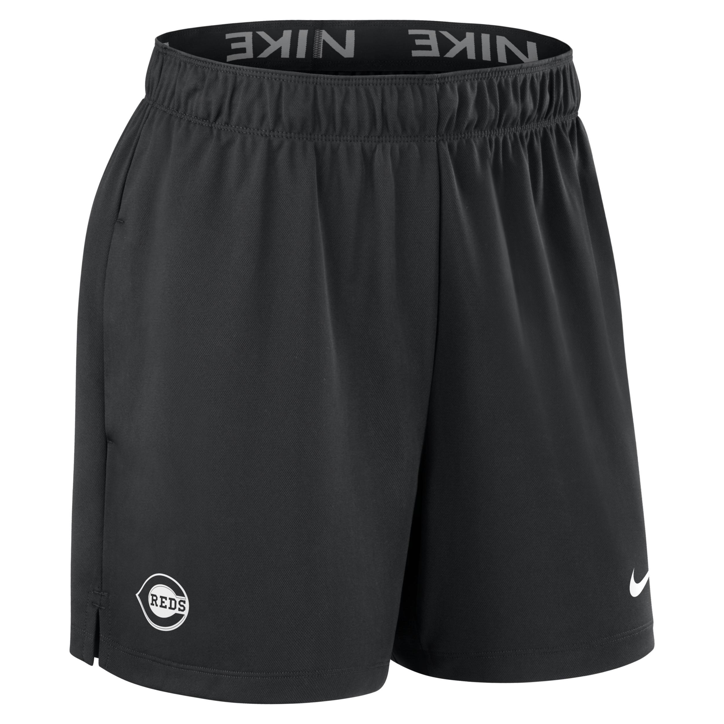 Cincinnati Reds Authentic Collection Practice Nike Womens Dri-FIT MLB Shorts Product Image