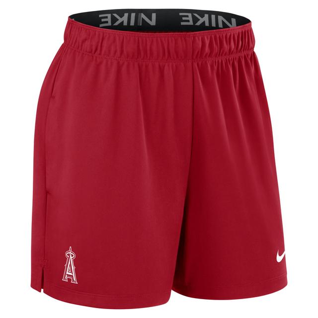 Los Angeles Angels Authentic Collection Practice Nike Women's Dri-FIT MLB Shorts Product Image