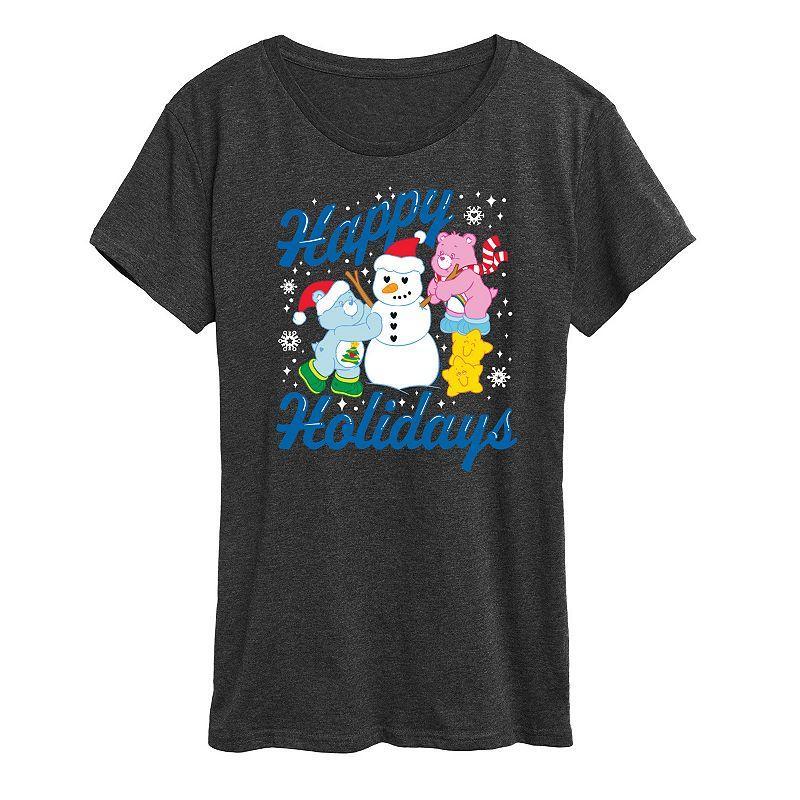 Womens Care Bears Happy Holidays Graphic Tee, Girls Product Image