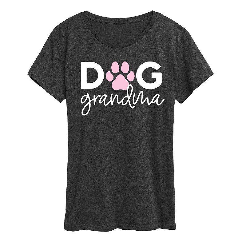 Womens Dog Grandma Graphic Tee Product Image