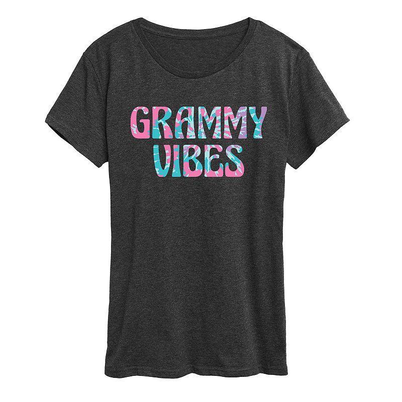 Plus Grammy Vibes Graphic Tee, Girls Heather Grey Product Image