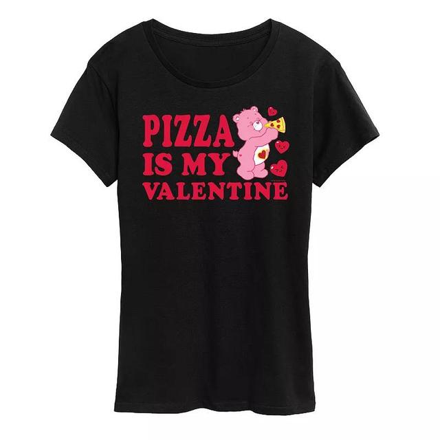 Womens Care Bears Pizza Is My Valentine Graphic Tee Product Image