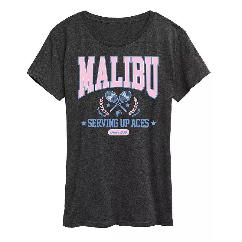 Womens Barbie Malibu Varsity Graphic Tee Product Image