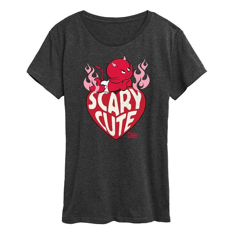 Womens Hot Stuff Scary Cute Graphic Tee, Girls Product Image