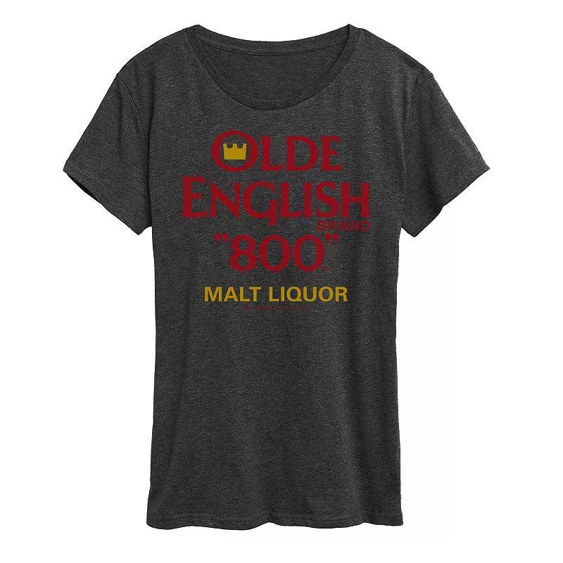 Womens Olde English 800 Malt Graphic Tee Heather Grey Product Image