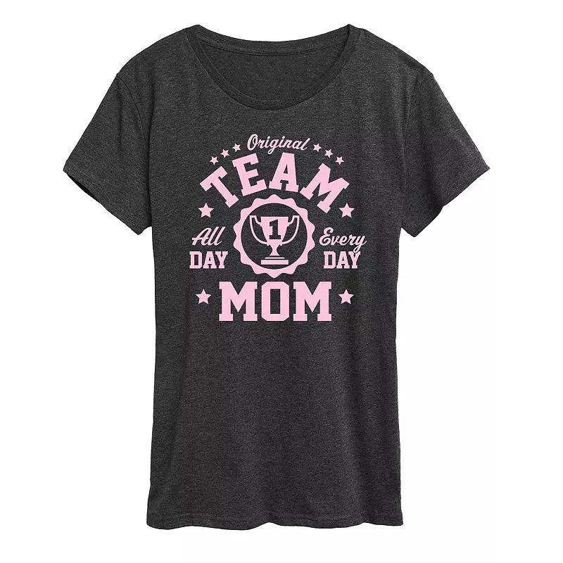 Womens Original Team Mom Graphic Tee Product Image