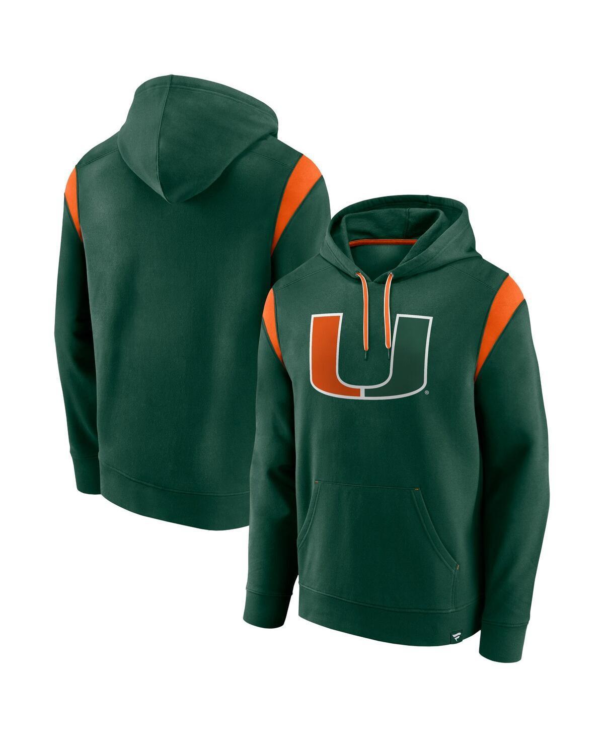 Mens Fanatics Branded Miami Hurricanes Gym Rat Pullover Hoodie Product Image