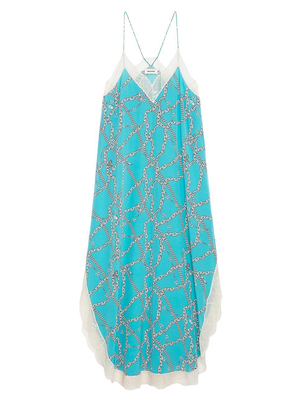 Womens Ristyl Chains Silk Maxi Dress product image