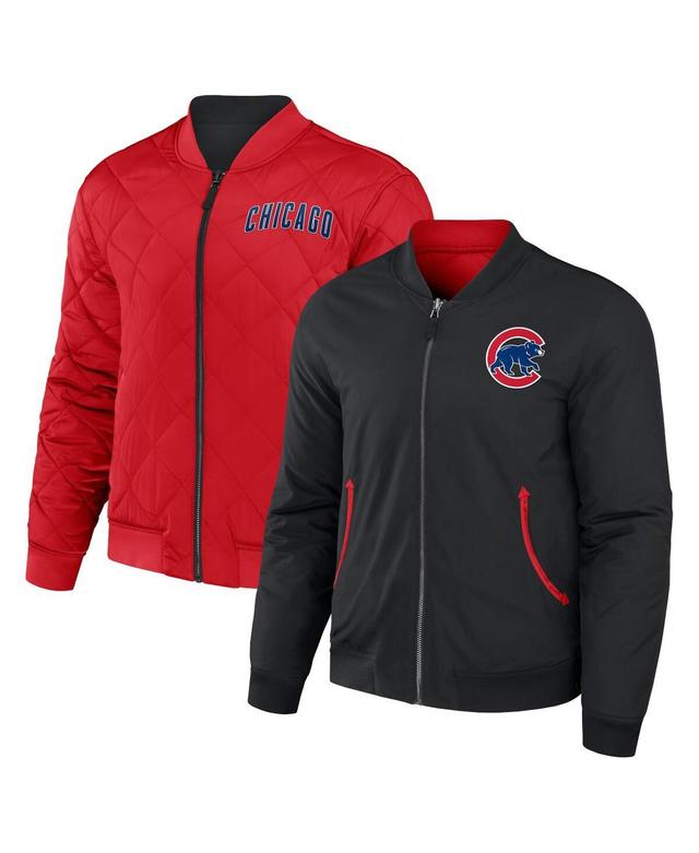 Mens Darius Rucker Collection by Fanatics Black Boston Red Sox Reversible Full-Zip Bomber Jacket - Black Product Image