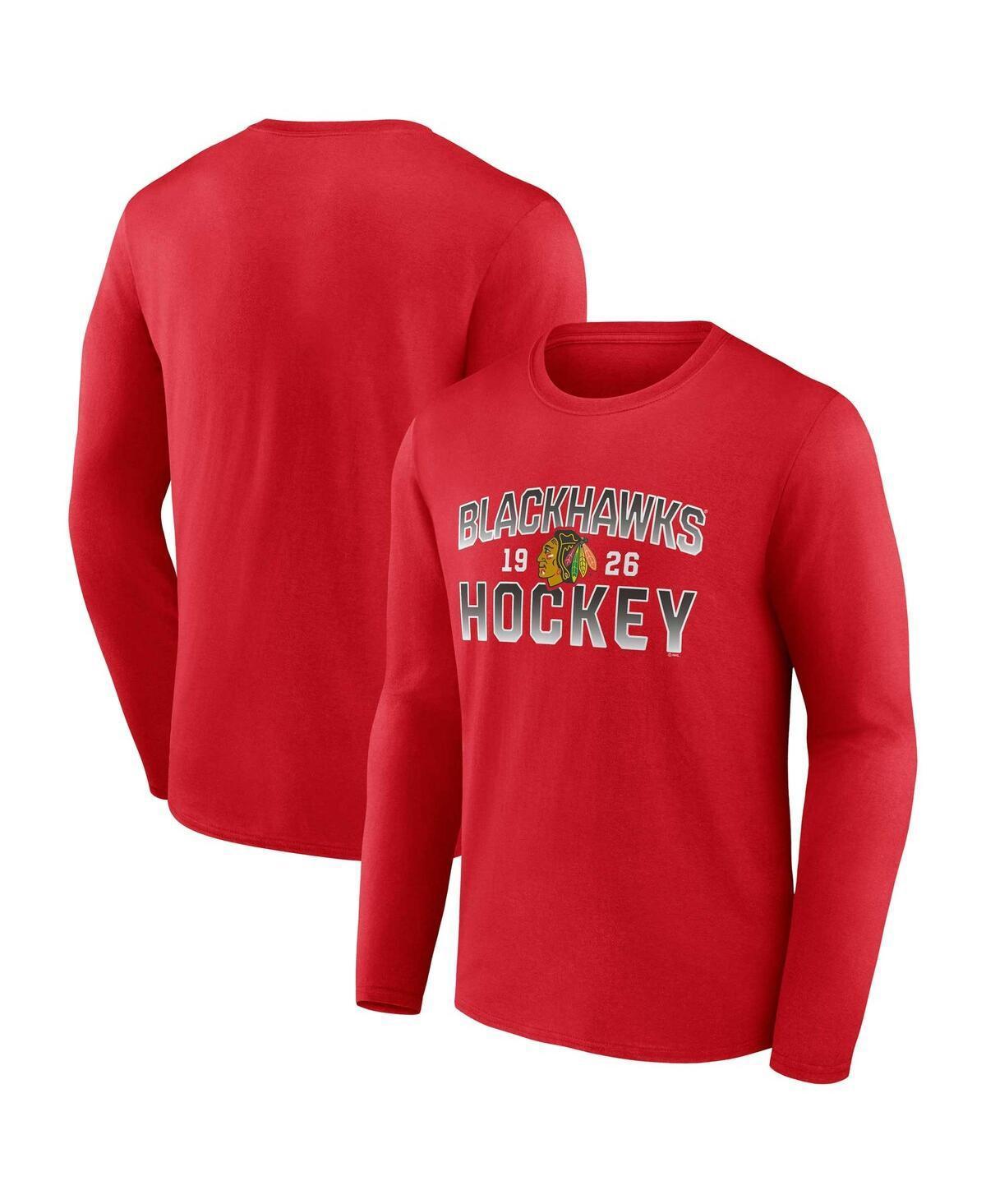 Mens Fanatics Branded Chicago Blackhawks Skate Or Die Long Sleeve T-Shirt Product Image