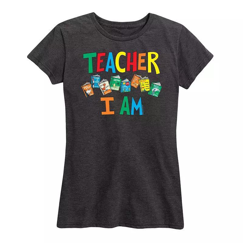 Womens Dr. Seuss Teacher I Am Graphic Tee Product Image