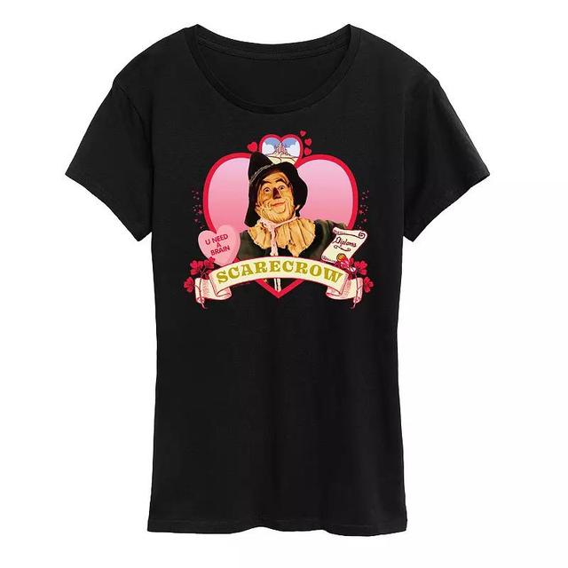 Womens Wizard of Oz Heart Scarecrow Graphic Tee, Girls Product Image