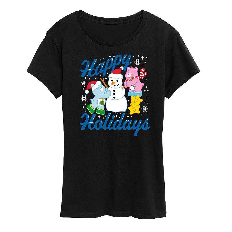 Womens Care Bears Happy Holidays Graphic Tee, Girls Product Image