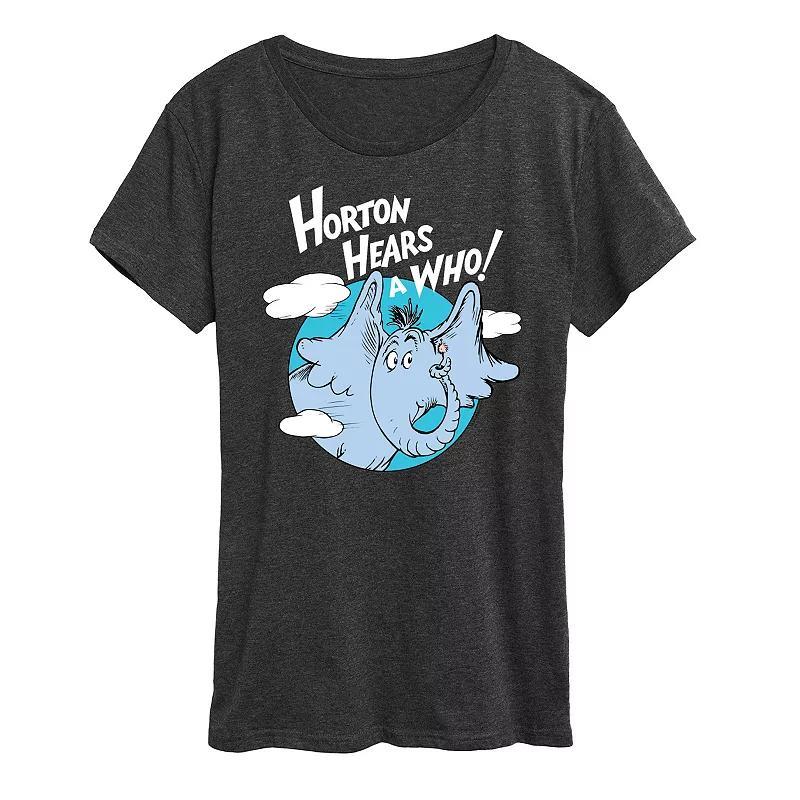 Womens Dr. Seuss Horton Hears A Who Graphic Tee, Girls Grey Gray Product Image