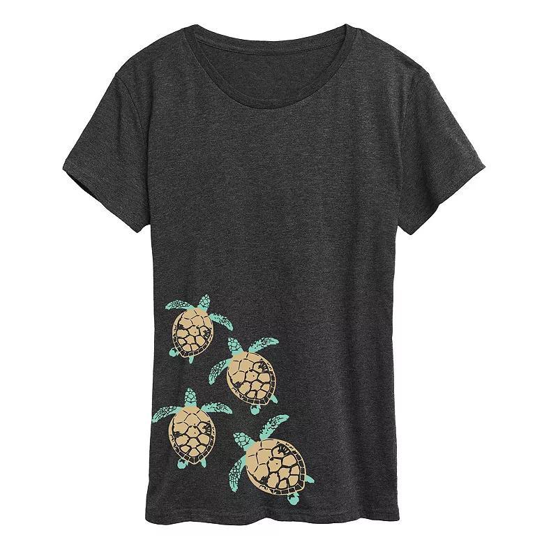 Womens Baby Turtle Trail Graphic Tee Product Image