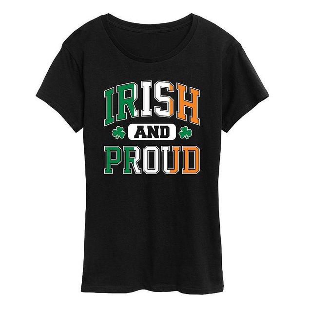 Womens Irish And Proud Graphic Tee Product Image