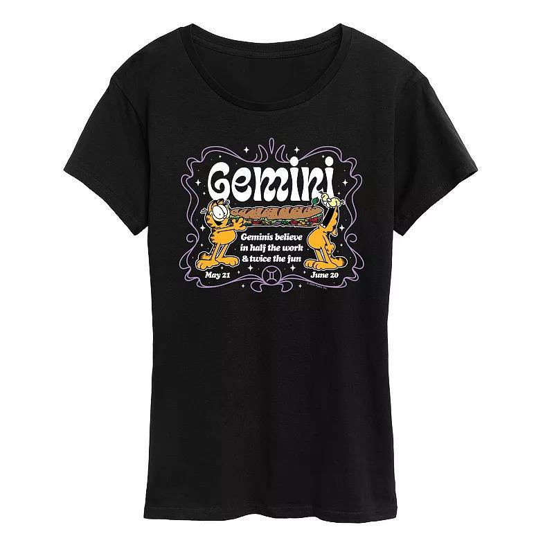 Plus Garfield Gemini Graphic Tee, Womens Product Image