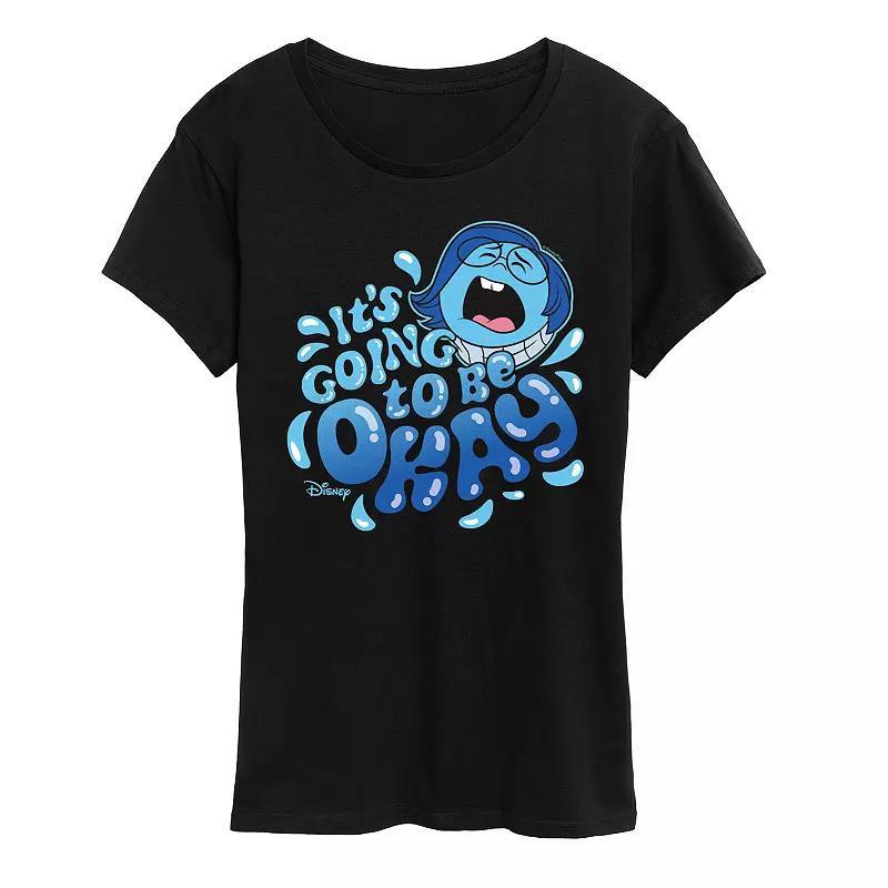 Disney / Pixars Inside Out 2 Sadness Womens Its Going To Be OK Graphic Tee Product Image