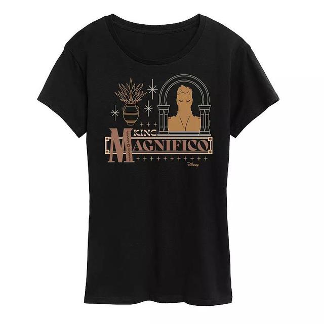 Disneys Wish King Magnifico Womens Badge Graphic Tee, Girls Product Image