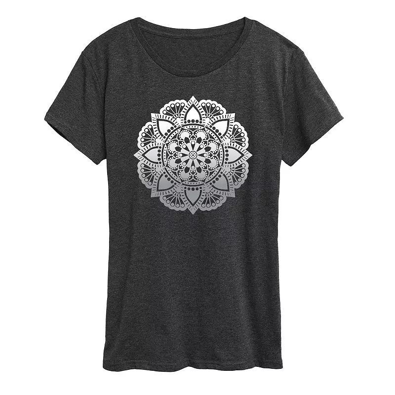 Womens Decorative Gradient Graphic Tee Product Image