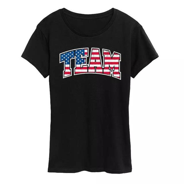 Womens Team USA Graphic Tee Product Image