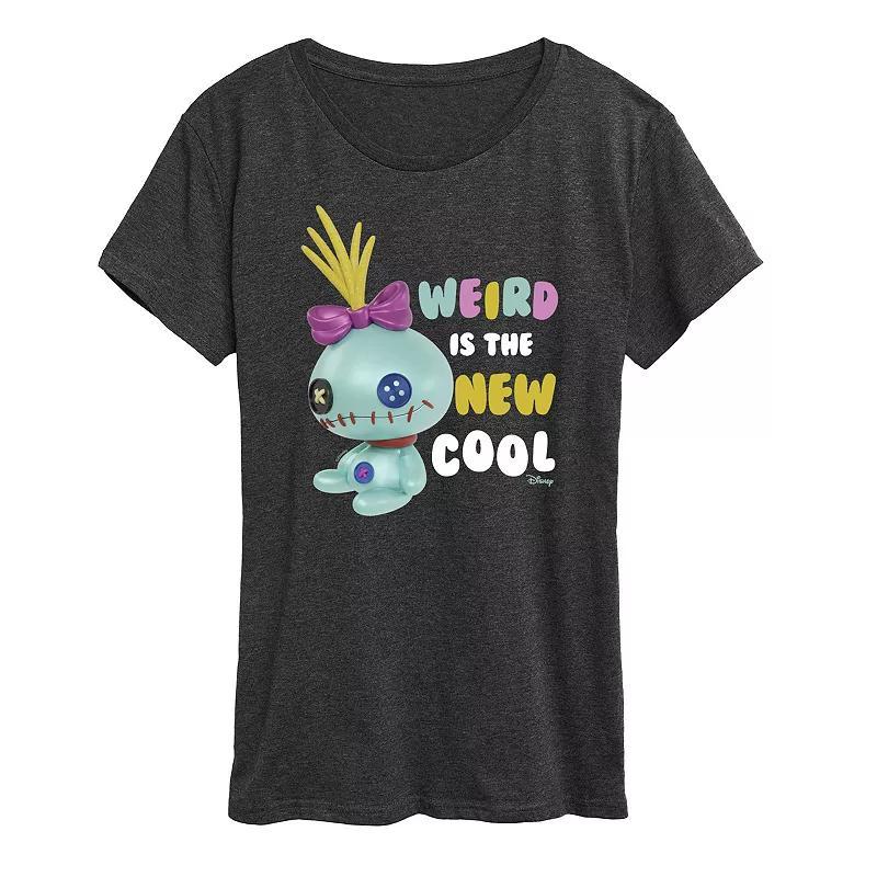 Disneys Lilo & Stitch Womens Weird Cool Graphic Tee Product Image