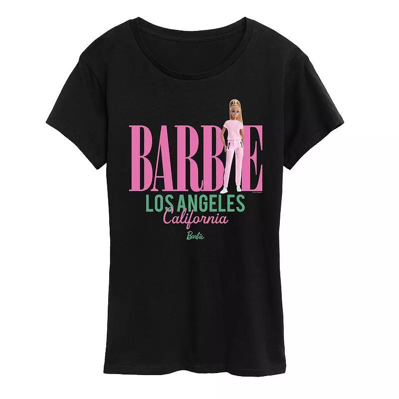 Womens Barbie Los Angeles Graphic Tee Product Image