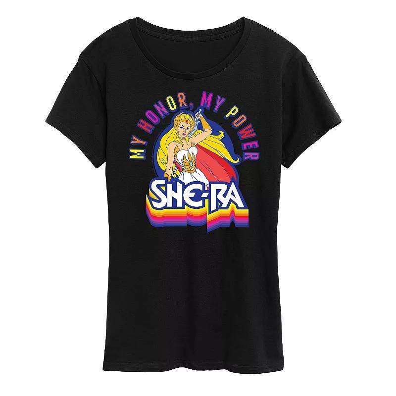 Womens She-Ra My Honor My Power Graphic Tee Black Product Image