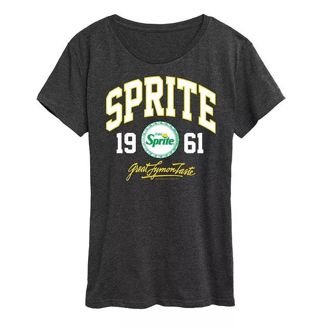 Womens Sprite Collegiate Graphic Tee Heather Grey Product Image