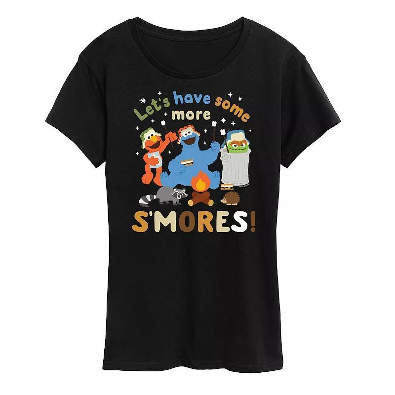 Womens Sesame Street More Smores Graphic Tee Product Image