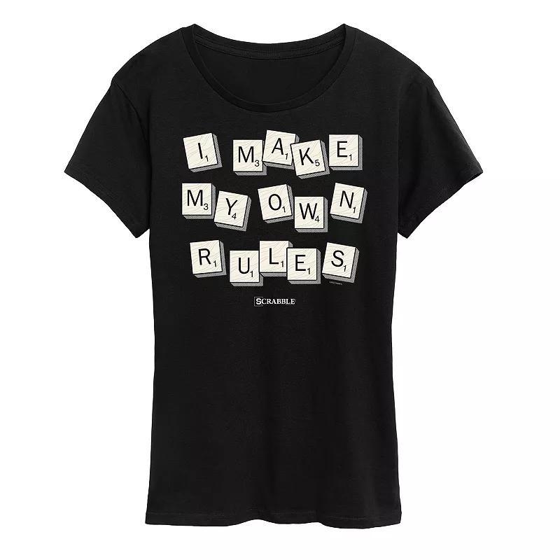 Womens Scrabble I Make My Own Rules Tee Product Image