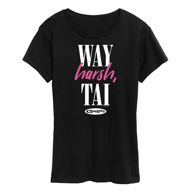 Womens Clueless Way Harsh Tai Graphic Tee, Girls Product Image