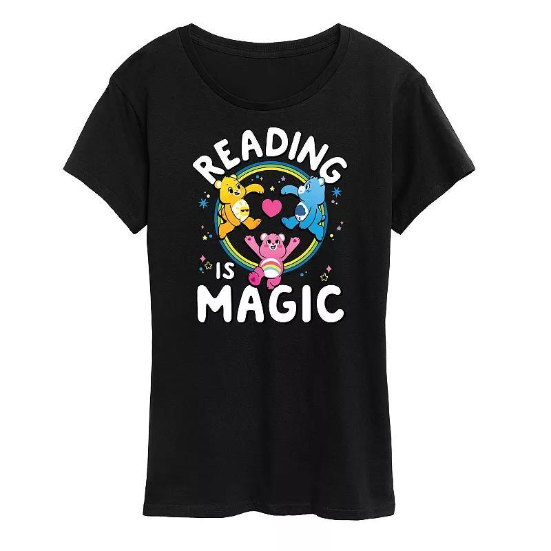 Womens Care Bears Reading Is Magic Graphic Tee Product Image