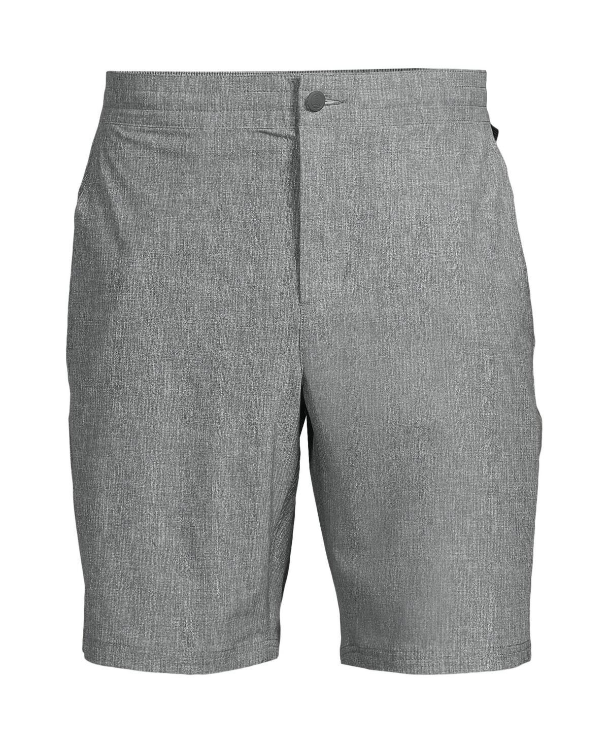 Mens Lands End Shoreline 9-in. Swim Trunks Deep Blue Product Image