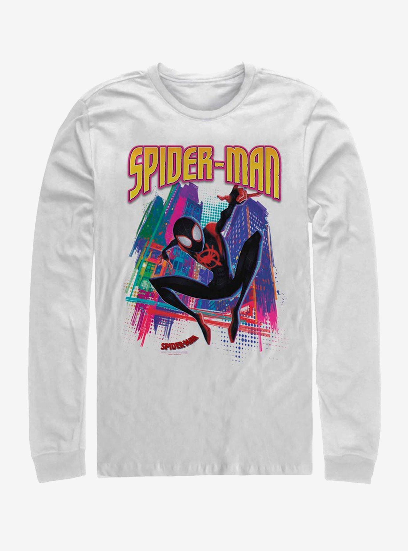 Marvel Spider-Man Tower Hero Long-Sleeve T-Shirt Product Image