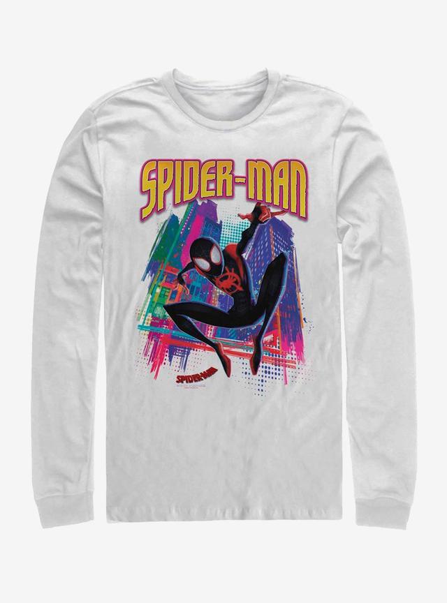 Marvel Spider-Man Tower Hero Long-Sleeve T-Shirt Product Image