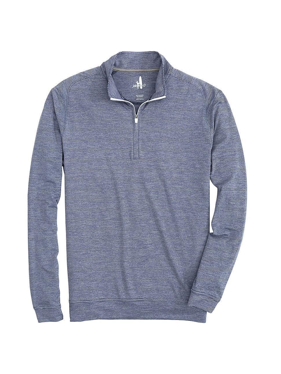 Mens Vaughn Striped Quarter-Zip Pullover Product Image