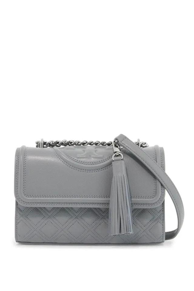 Fleming Small Shoulder Bag In Grey Product Image