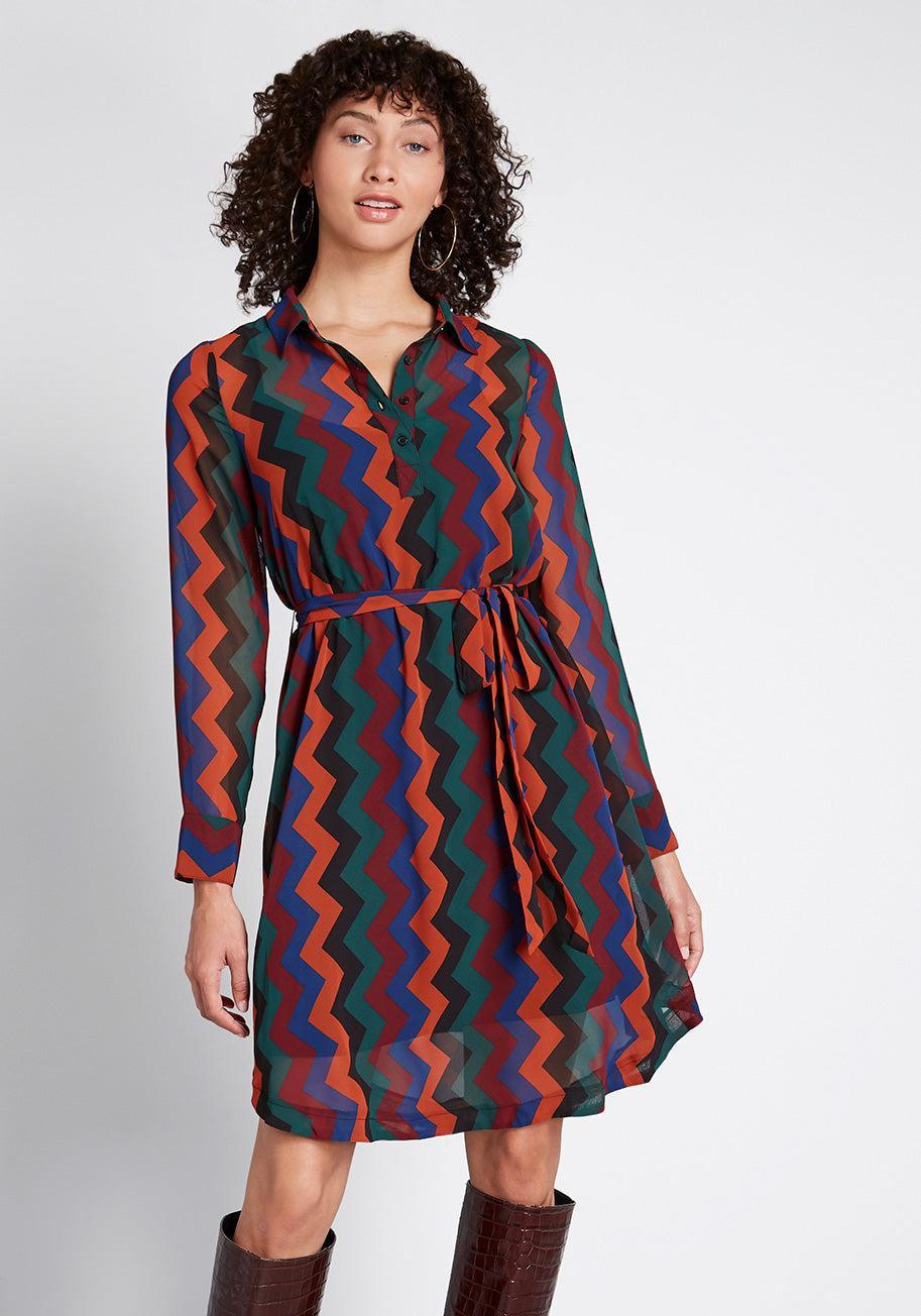 A Fine Design Shirt Dress Product Image