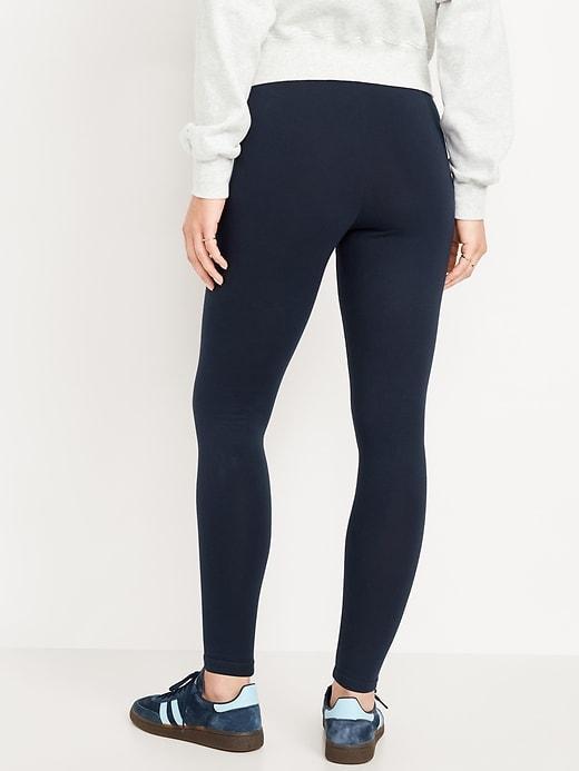 High-Waisted Fleece-Lined Leggings Product Image