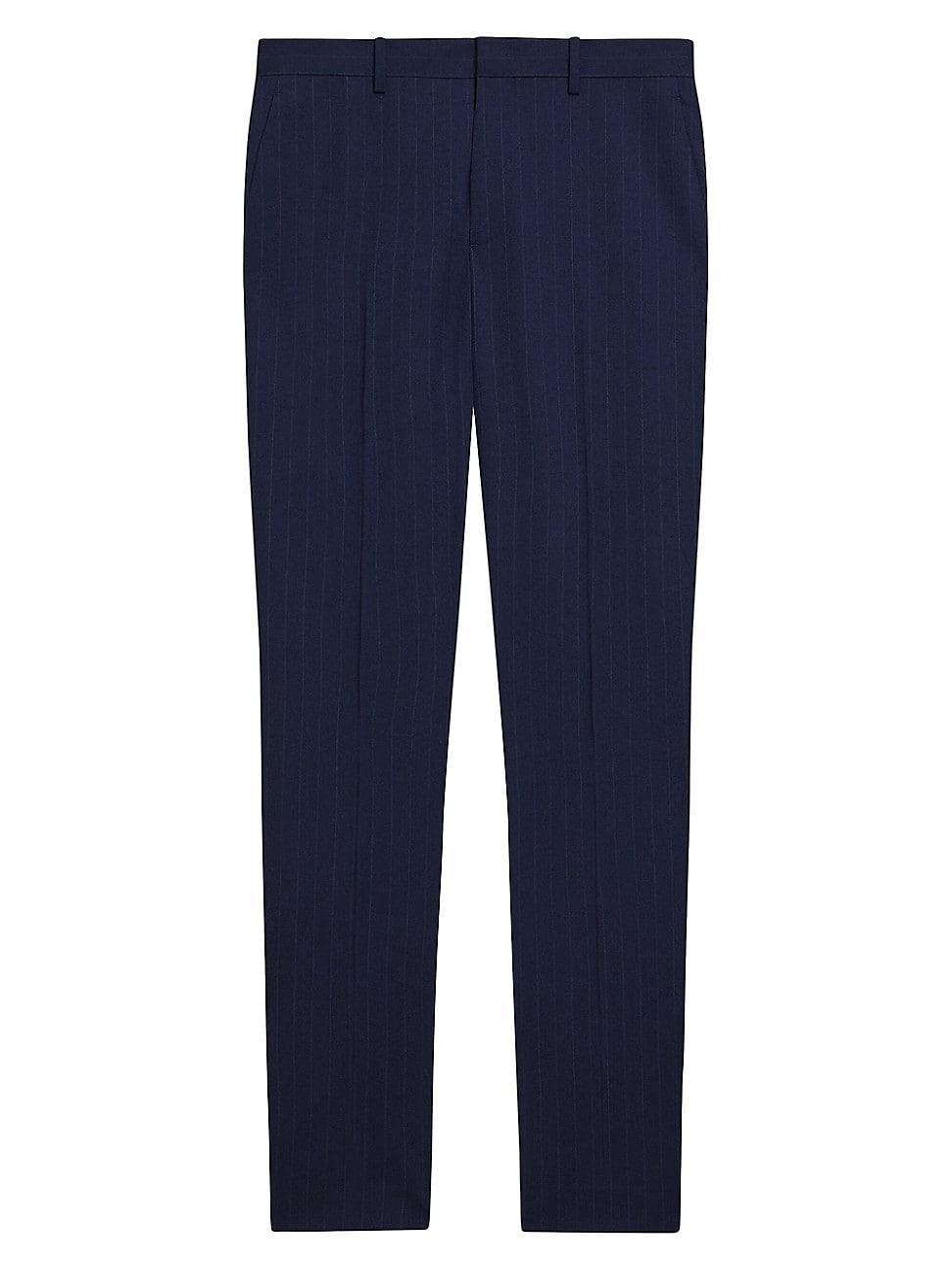 Mens Mayer Pinstriped Wool-Blend Suit Pants Product Image