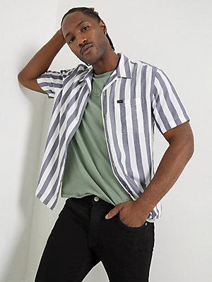 Men's Stripe Resort Shirt | Men's Tops | Lee® Product Image