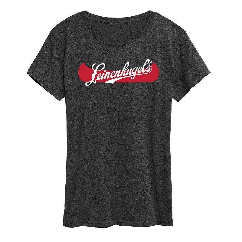 Womens Leinenkugels Canoe Logo Graphic Tee Dark Grey Product Image